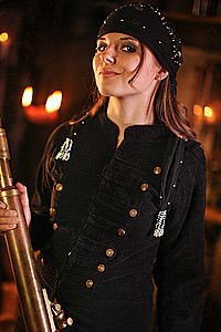 Spätmittelalterliche Uniformjacke Damen Larp-Jacke