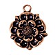 Amulett Tudor-Rose Bronze