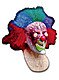 Crazy Clown Latex Maske