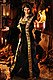 Fantasy Velvet-Dress Witch of Fire