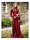 Leichtes Mittelalter-Kleid in rot