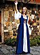 Medieval Surcoat with Bodice, blue
