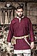 Medieval Wool Tunic Lodin, red