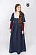 Medieval Dress Frideswinde, blue