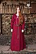 Mittelalterliches Gewand Cilie, Rot