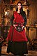 Mittelalterliches Überkleid Lannion, rot